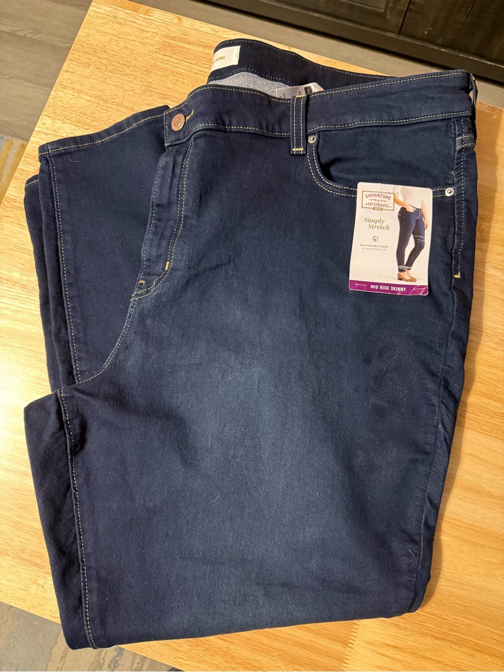 Dark Wash Stretch Jeans